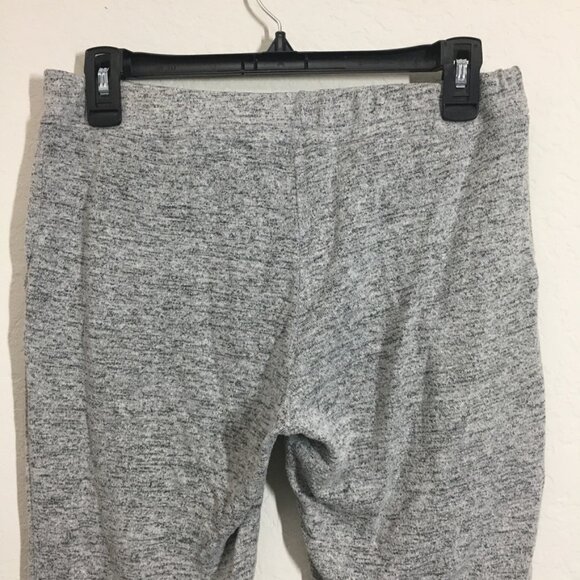Volume Womens Small Jogger Made in USA Heather Gray 3 White Stripe Drawstring - Picture 6 of 12